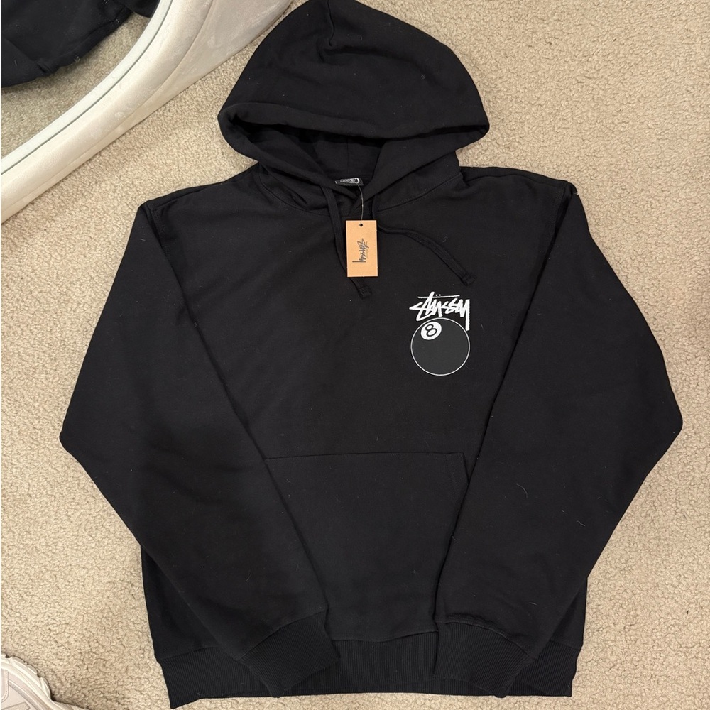 Stussy Black 8 Ball Hoodie NWT